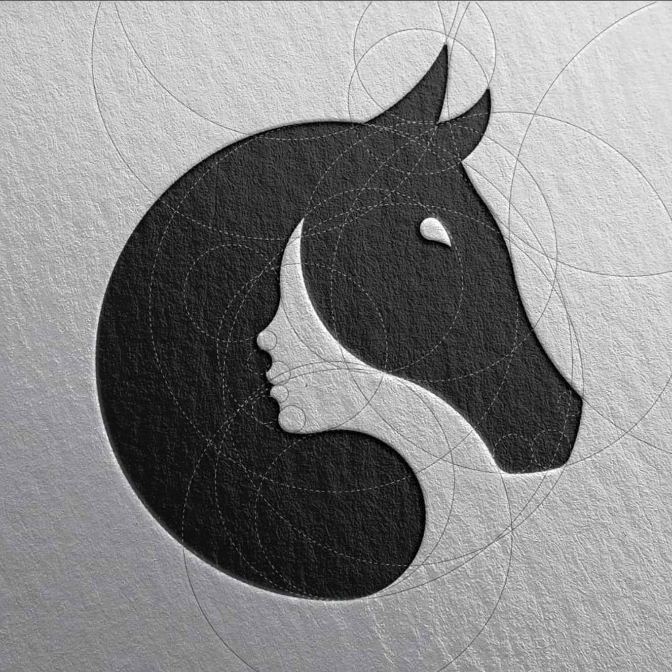 Horse/Woman Logo